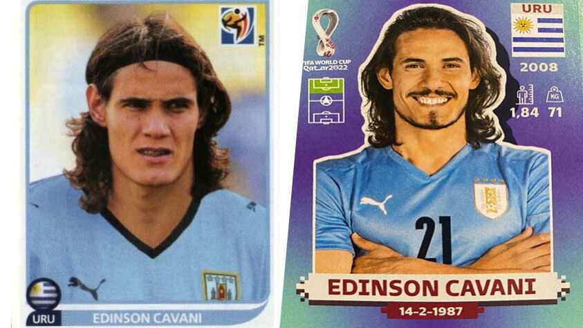 Edinson Cavani (atacante - Uruguai) - Primeira aparição: 2010