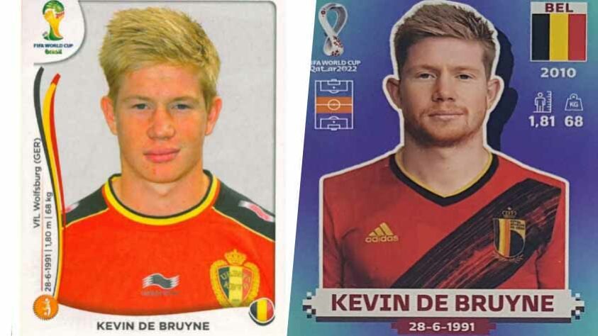 Kevin de Bruyne (meia - Bélgica) - Primeira aparição: 2014