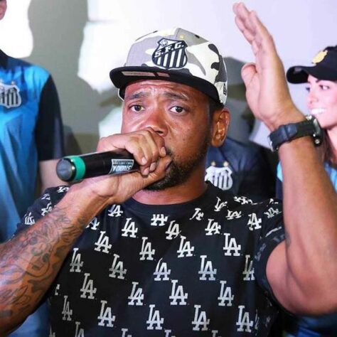 Edi Rock (brasileiro, rapper do Racionais MC's) - torcedor do Santos / Racionais faz show no Palco Sunset em 03/09 (sábado)