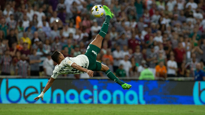 27/8/2022 - Fluminense 1 x 1 Palmeiras - Maracanã - Brasileirão-2022 - Gol: Rony