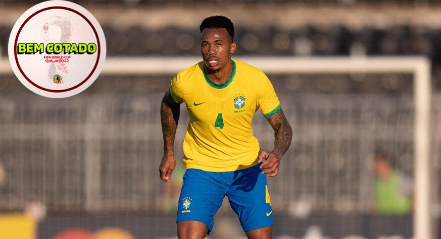 Gabriel Magalhães (Arsenal-ING) - BEM COTADO - Favorito a ficar com a quarta vaga da zaga, defensor é titular do Arsenal. Apesar de ainda não ter estreado pela Seleção, tem sido convocado regularmente.