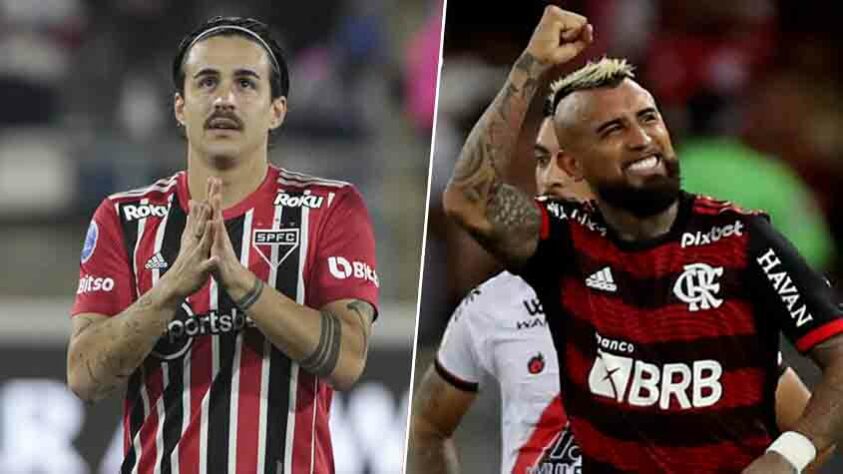 Gabriel Neves (São Paulo) x Vidal (Flamengo)