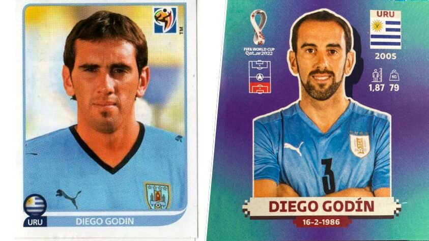 Diego Godín (zagueiro - Uruguai) - Primeira aparição: 2010