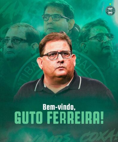 FECHADO - Agora é oficial. Guto Ferreira foi anunciado nesta terça-feira como novo treinador do Coritiba para a sequência da disputa do Campeonato Brasileiro.