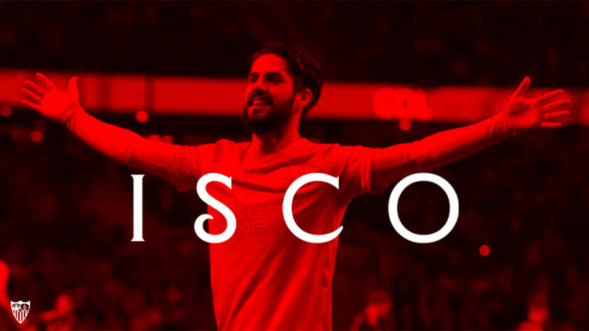 FECHADO - Livre no mercado após deixar o Real Madrid ao final de seu contrato, o meia-atacante Isco Alarcón vai continuar na Espanha. Neste domingo, o jogador de 30 anos chegou a um acerto com o Sevilla, que anunciou um acordo com o atleta.