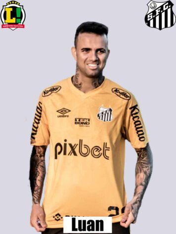 Luan – 6,5 – Em sua primeira partida como titular do Peixe, deixou sua marca com um belo gol de cabeça. No primeiro tempo, a bola passou bastante pelos seus pés e soube cadenciar o jogo. Na segunda etapa sumiu um pouco da partida.  