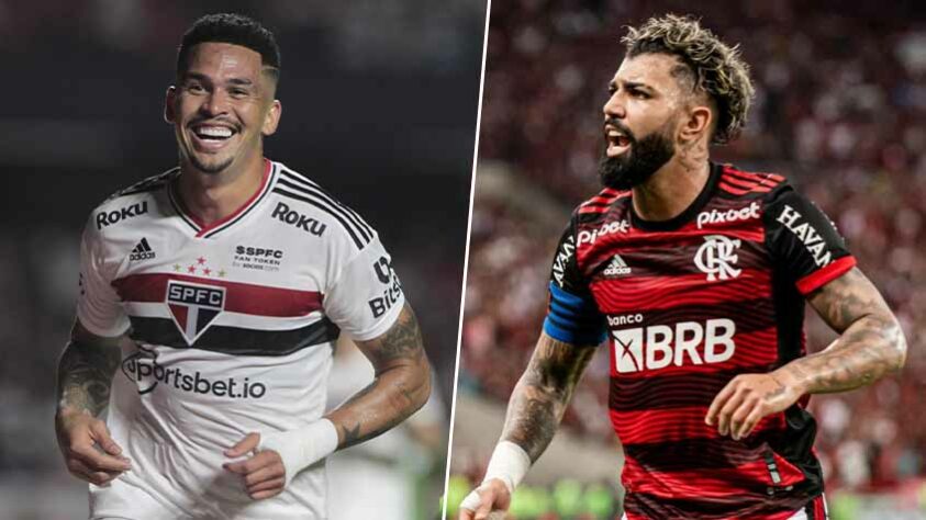 Luciano (São Paulo) x Gabriel Barbosa (Flamengo)