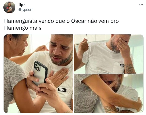 Memes: rivais provocam Flamengo após clube não conseguir contratar Oscar.