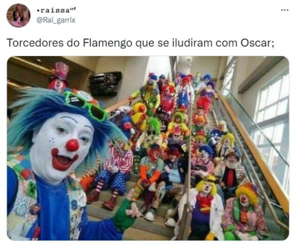 Memes: rivais provocam Flamengo após clube não conseguir contratar Oscar.