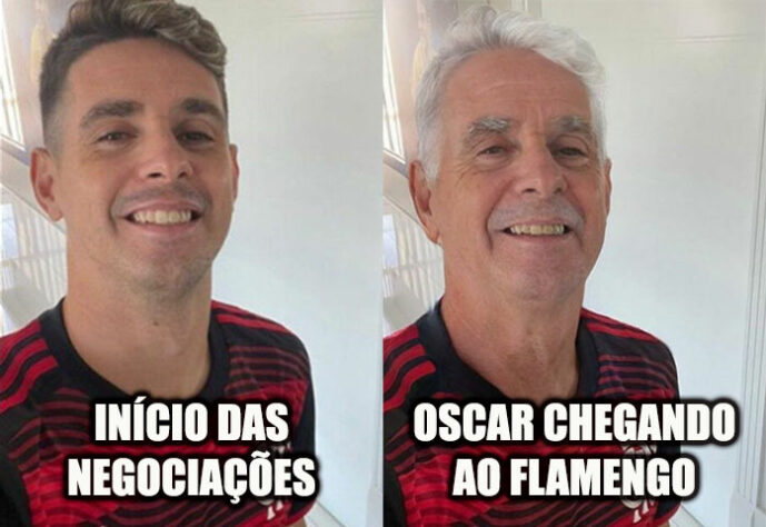 Memes: rivais provocam Flamengo após clube não conseguir contratar Oscar.