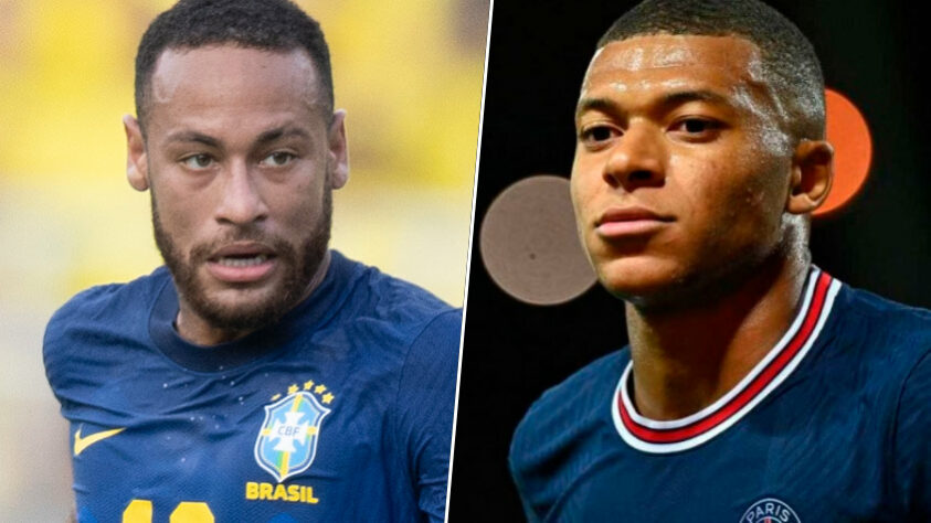Neymar x Mbappé: craque brasileiro curte publicação que criticava atitude de Mbappé. 