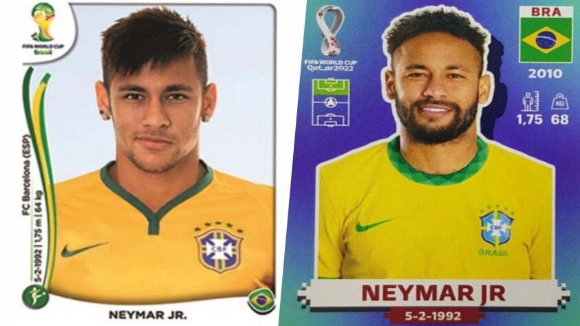Neymar (atacante - Brasil) - Primeira aparição: 2014