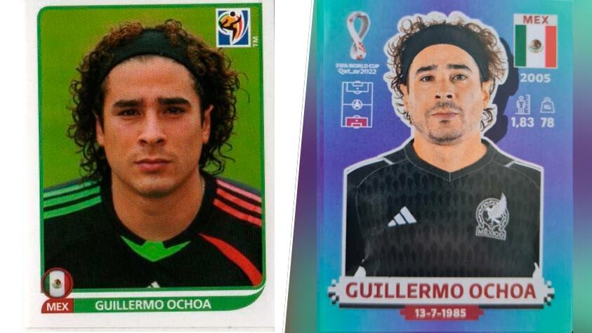 Guillermo Ochoa (goleiro - México) - Primeira aparição: 2010