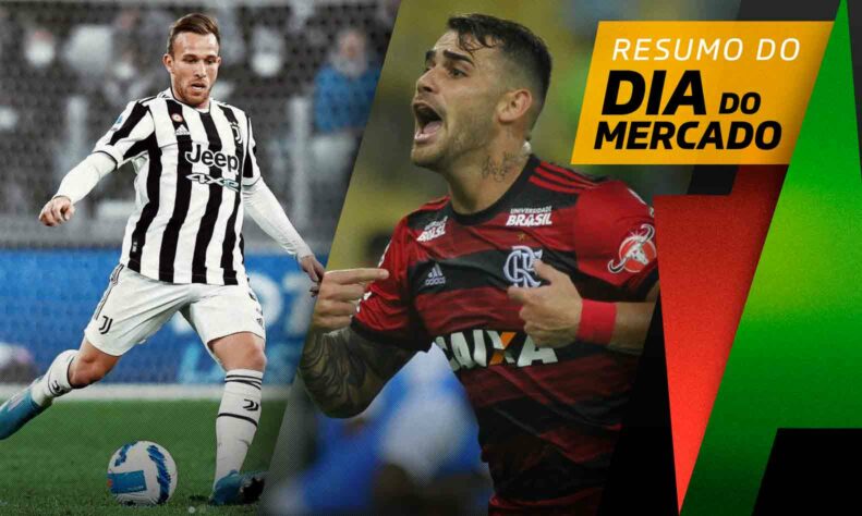 Brasileiro vai deixar a Juventus, atacante ex-Flamengo assina com clube europeu... tudo isso e muito mais no resumo do Dia do Mercado desta terça-feira (30)!,