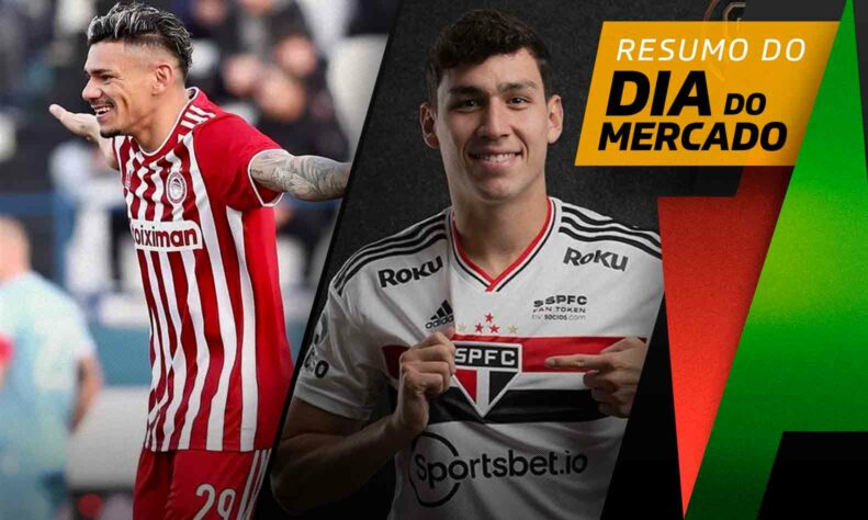 Botafogo anuncia oficialmente a chegada de Tiquinho Soares à equipe. São Paulo apresenta reforço para a zaga devido as ausências no setor. Tudo isso e muito mais no Dia do Mercado de sábado.