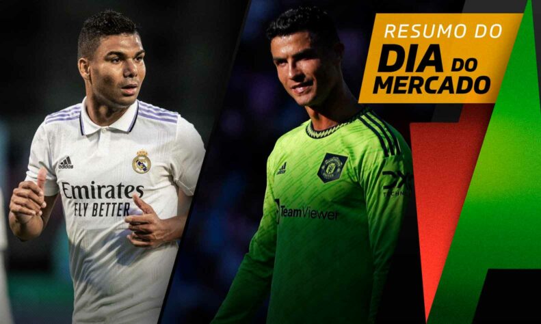 Casemiro é anunciado por clube inglês, Borussia Dortmund bate martelo sobre Cristiano Ronaldo... tudo isso e muito mais no resumo do Dia do Mercado desta sexta-feira (19)!