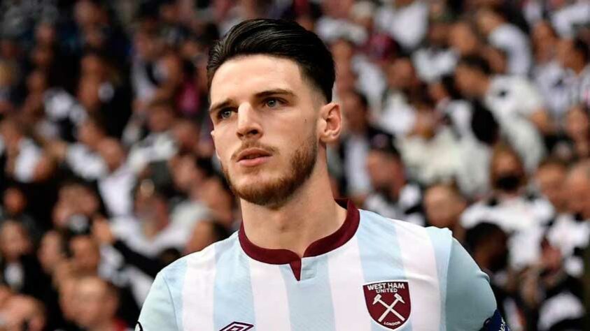 10º - Declan Rice - volante do West Ham - Valor: 80 milhões de euros (cerca de R$ 426 milhões)