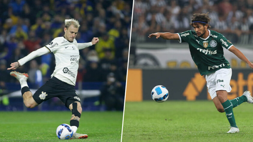 Róger Guedes (Corinthians) x Gustavo Scarpa (Palmeiras)