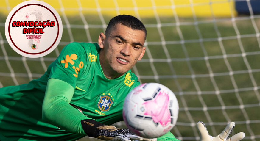 Santos (Flamengo) - CONVOCAÇÃO DIFÍCIL - Medalha de ouro na Olimpíada de Tóquio, Santos agrada ao técnico Tite, mas o treinador já deixou claro que não levará um quarto goleiro mesmo com a ampliação para 26 convocados.