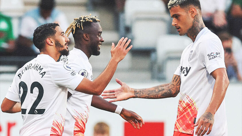 4º lugar: WEST HAM - 139 milhões de euros (R$ 709,7 milhões) - Jogadores contratados: Gianluca Scamacca (foto), Nayef Aguerd, Maxwel Cornet, Emerson, Thilo Kehrer, Flynn Downes e Alphonse Areola