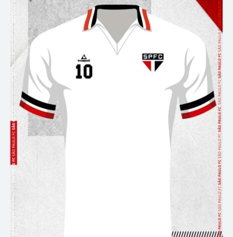 20/08/1984: O terceiro uniforme do São Paulo de 1984 foi inspirado no traje do New York Cosmos. Vestindo esta camisa, o Tricolor foi derrotado pela Roma por 2 a 1 no estádio Flamínio.