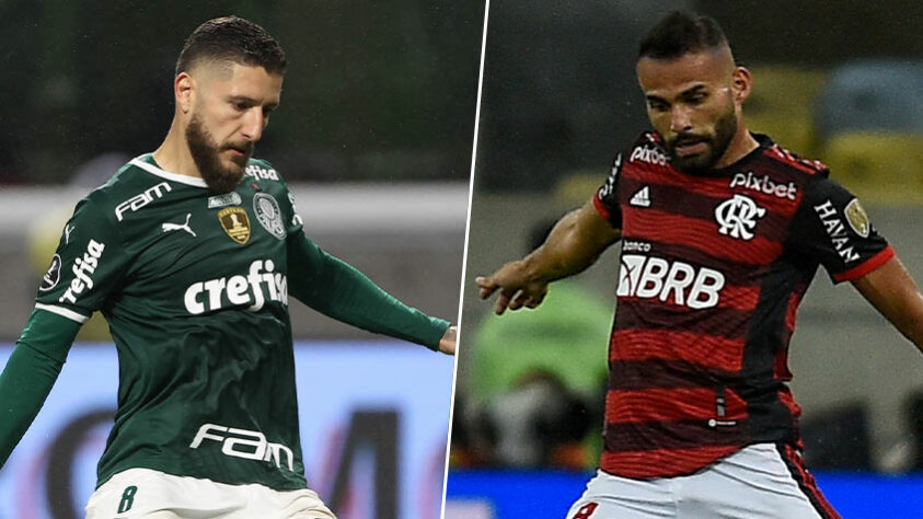Zé Rafael (Palmeiras) x Thiago Maia (Flamengo)
