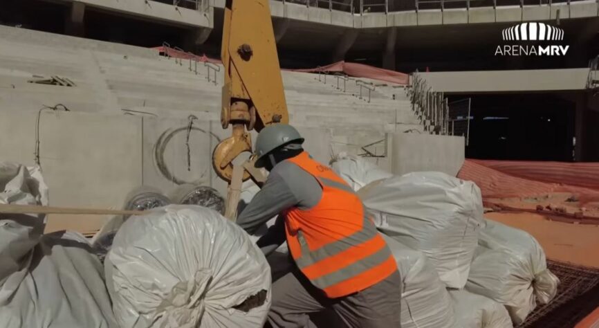 GALERIA: Veja como estão as obras do novo estádio do Atlético Mineiro