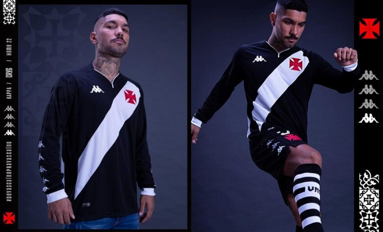 13º - Vasco - Valor da camisa: R$ 289,99 - Fornecedor do material esportivo: Kappa