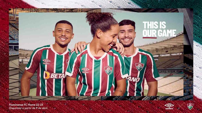 10º (empate entre quatro clubes) - Fluminense - Valor da camisa: R$ 299,99 - Fornecedor do material esportivo: Umbro