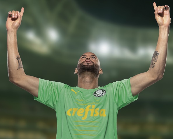 Weverton foi outro jogador a participar da campanha.