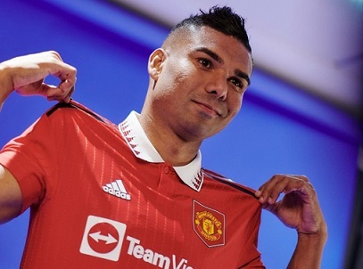 Volante: Casemiro, 30 anos - Manchester United (ING).