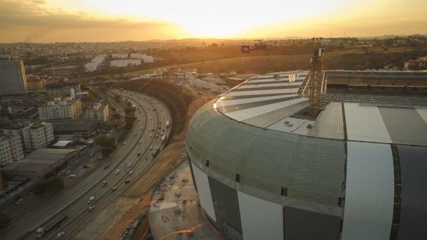 GALERIA: Veja como estão as obras do novo estádio do Atlético Mineiro