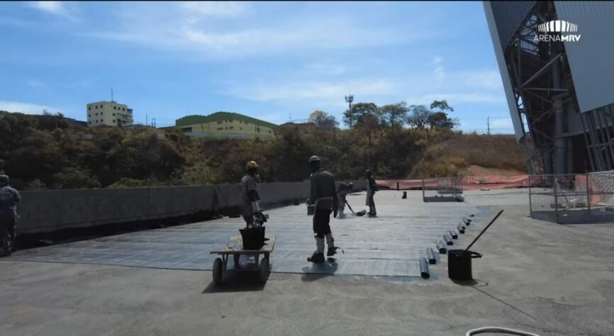 GALERIA: Veja como estão as obras do novo estádio do Atlético Mineiro