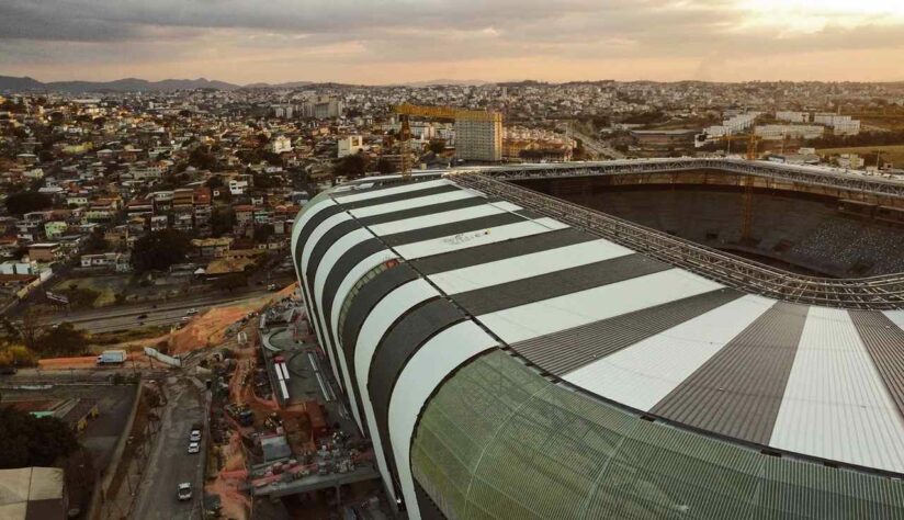 GALERIA: Veja como estão as obras do novo estádio do Atlético Mineiro