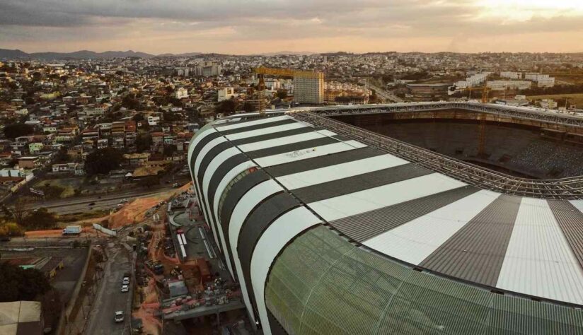 GALERIA: Veja como estão as obras do novo estádio do Atlético Mineiro