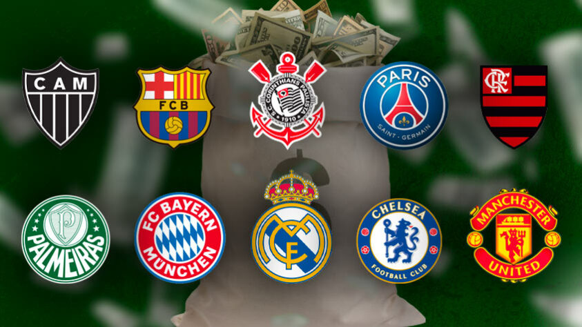 Clubes brasileiros tem aumentado consideravelmente os seus investimentos a cada temporada. Alguns deles, inclusive, conseguem disputar jogadores com equipes europeias. Esse cenário se reflete na lista de clubes com maiores folhas salariais do mundo, que conta com quatro times do Brasil entre os 50. Confira o ranking de clubes com maiores gastos anuais com salários, de acordo com dados cruzados pelos sites "Uol" e "Capology". 