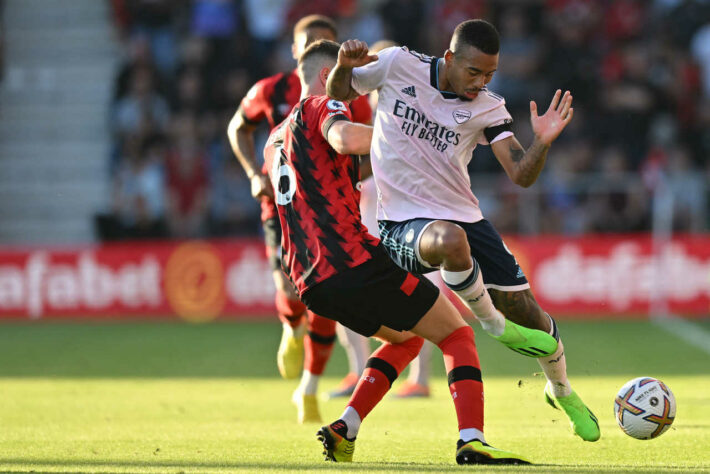 14º lugar: Gabriel Jesus - Saiu do Manchester City (ING) para o Arsenal (ING) em 2022 - Valor: 52 milhões de euros