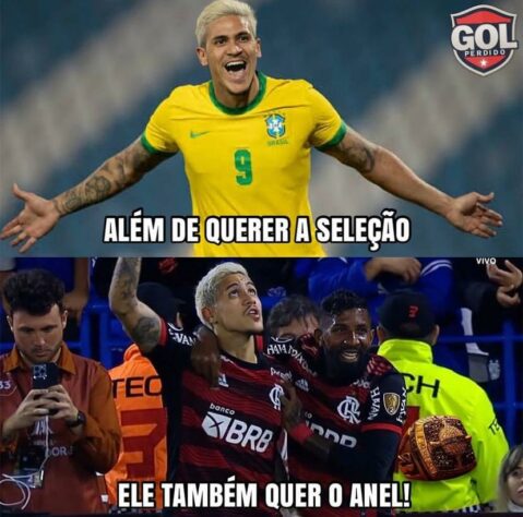 Libertadores: Pedro protagoniza memes da goleada do Flamengo sobre o Vélez.