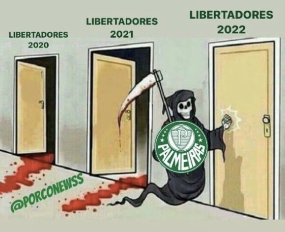 Web faz memes com a eliminação do Atlético-MG da Libertadores.