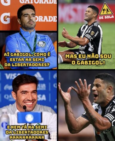 Web faz memes com a eliminação do Atlético-MG da Libertadores.