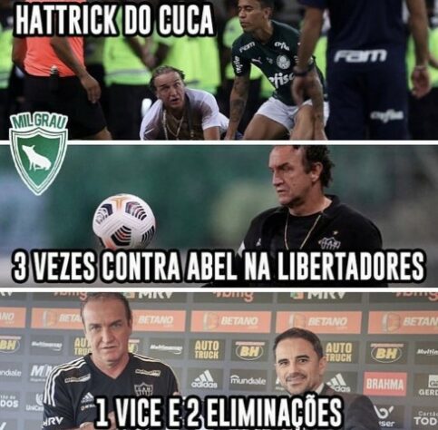 Web faz memes com a eliminação do Atlético-MG da Libertadores.