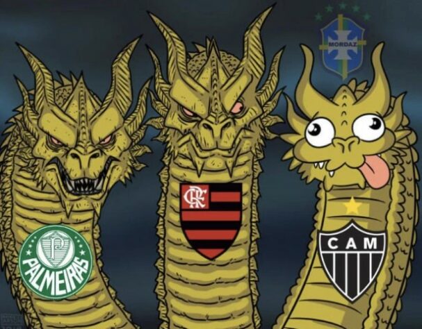Web faz memes com a eliminação do Atlético-MG da Libertadores.