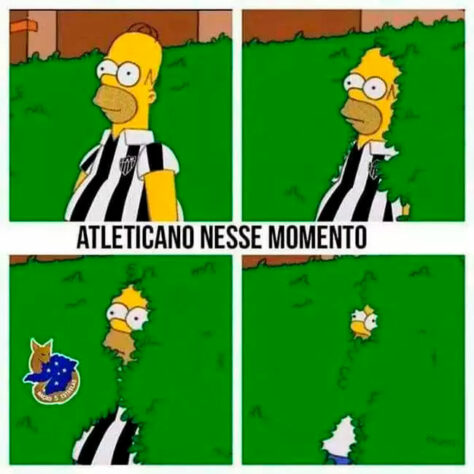 Web faz memes com a eliminação do Atlético-MG da Libertadores.