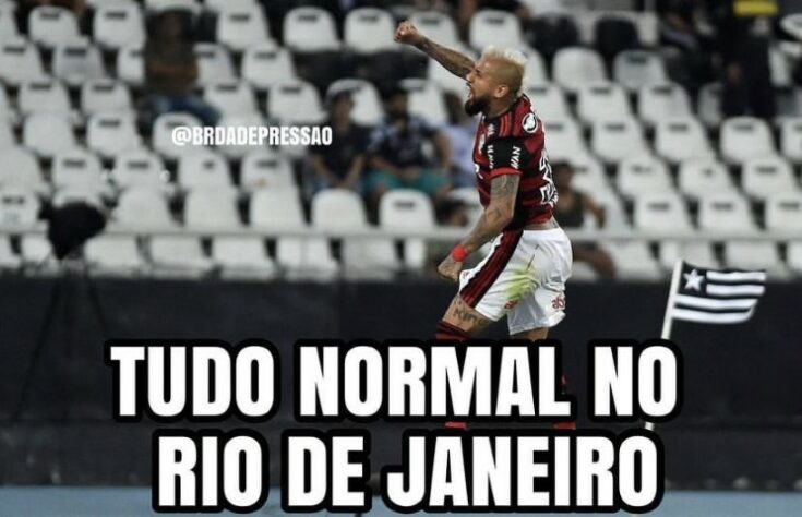 Brasileirão: os melhores memes de Botafogo 0 x 1 Flamengo.