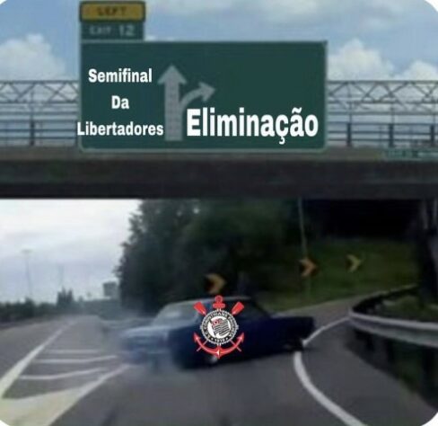 Web faz memes com vitória do Flamengo e eliminação do Corinthians da Libertadores.