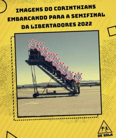 Web faz memes com vitória do Flamengo e eliminação do Corinthians da Libertadores.