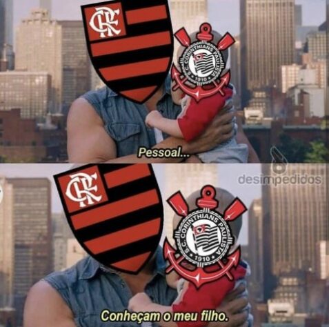 Os melhores memes de Corinthians 0 x 2 Flamengo pela partida de ida das quartas de final da Libertadores.