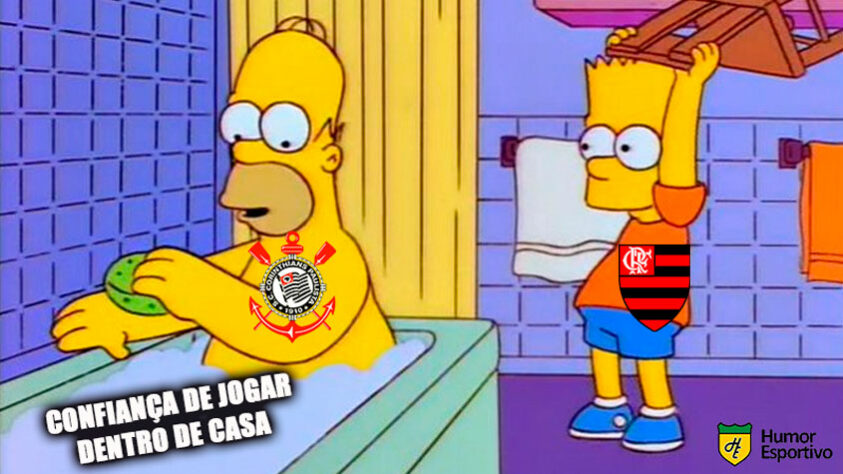 Os melhores memes de Corinthians 0 x 2 Flamengo pela partida de ida das quartas de final da Libertadores.