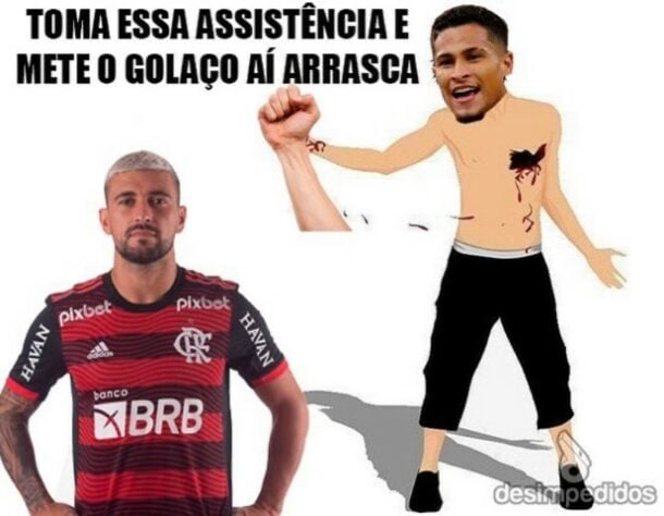 Os melhores memes de Corinthians 0 x 2 Flamengo pela partida de ida das quartas de final da Libertadores.