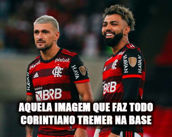 Os melhores memes de Corinthians 0 x 2 Flamengo pela partida de ida das quartas de final da Libertadores.